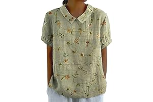 Women's Vintage Floral Printed T-Shirt: Embrace Summer's Essence in Style