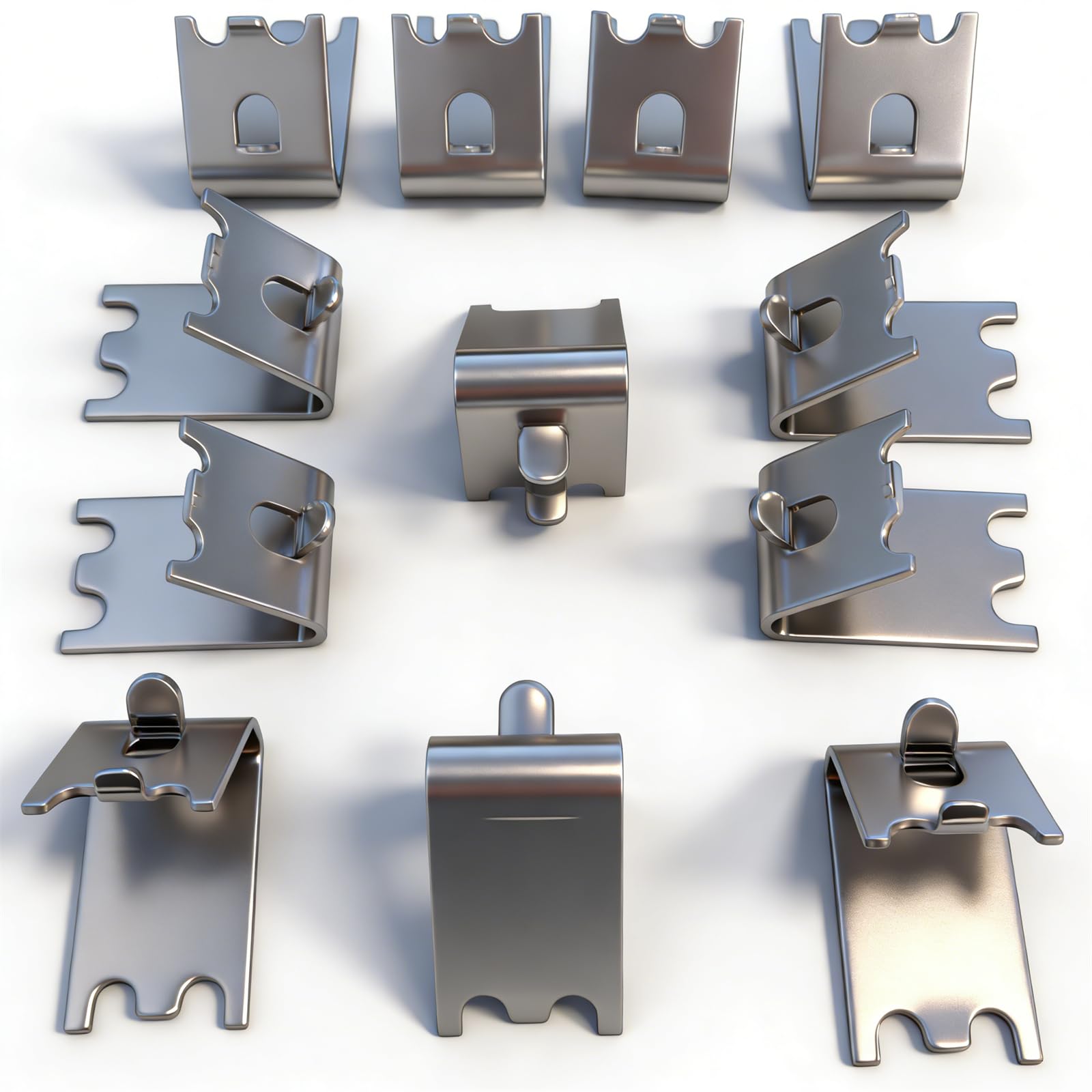 Fridge Freezer Shelf Clips - Replacement Support Buckles -1