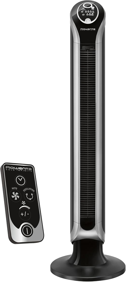 Rowenta VU6670 Fresh 180 Degree Tower Fan, Silent, Tall