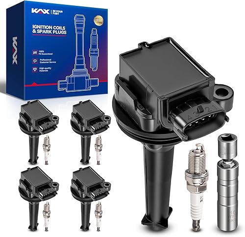 Miniatura 44 de KAX Paquete de 4 bobinas de encendido para Chevrolet Equinox 2010-2017 2.4L, Malibu 2007-2014 2.4L/2.2L, GMC Terrain 2010-2017 2.4L, cobalto