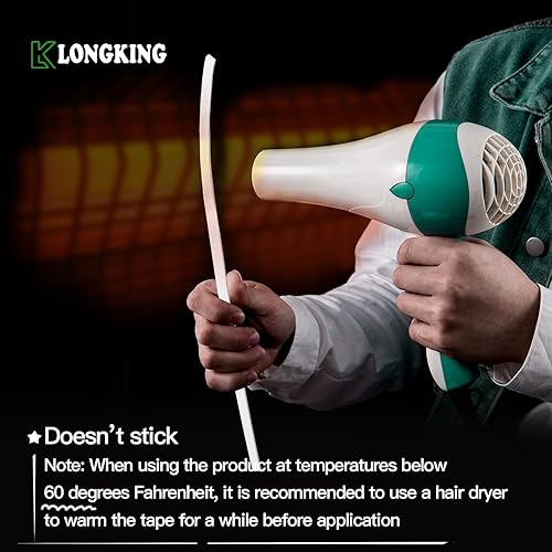 Miniatura 4 de LONGKING Moldura para despegar y pegar de 30 pies, moldura para paredes, bordes, bordes, borde de azulejos contra salpicaduras, borde flexible y
