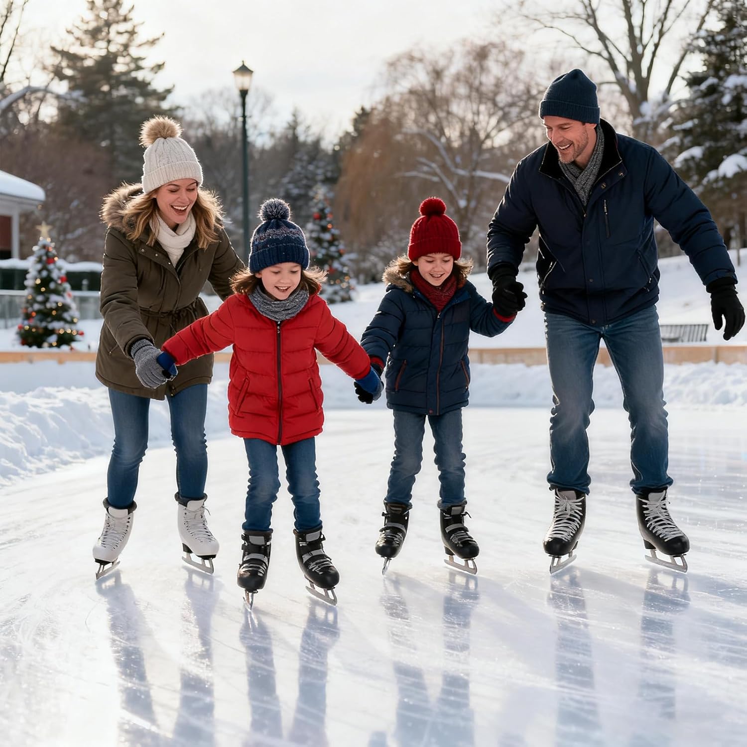 26.2 x 34.4 FT White Plastic Ice Rink Liner - 6 Mil Replacement Ice Skating Rink Plastic Sheeting for Backyard, DIY Backyard Ice Rink Liner for Ice Skating Training Hockey Practice