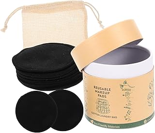 GARVALON 1 Conjunto De Almofadas De Algodão Esfoliantes Para O Rosto Almofadas De Maquiagem Rodadas De Algodão Para O Rosto Rodadas De Algodão Laváveis Almofadas Removedoras De Maquiagem