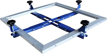 TECHTONGDA Manual Screen Stretcher 24"x24" Simple Mesh Screen Stretching Equipment for Silk Screen Printing