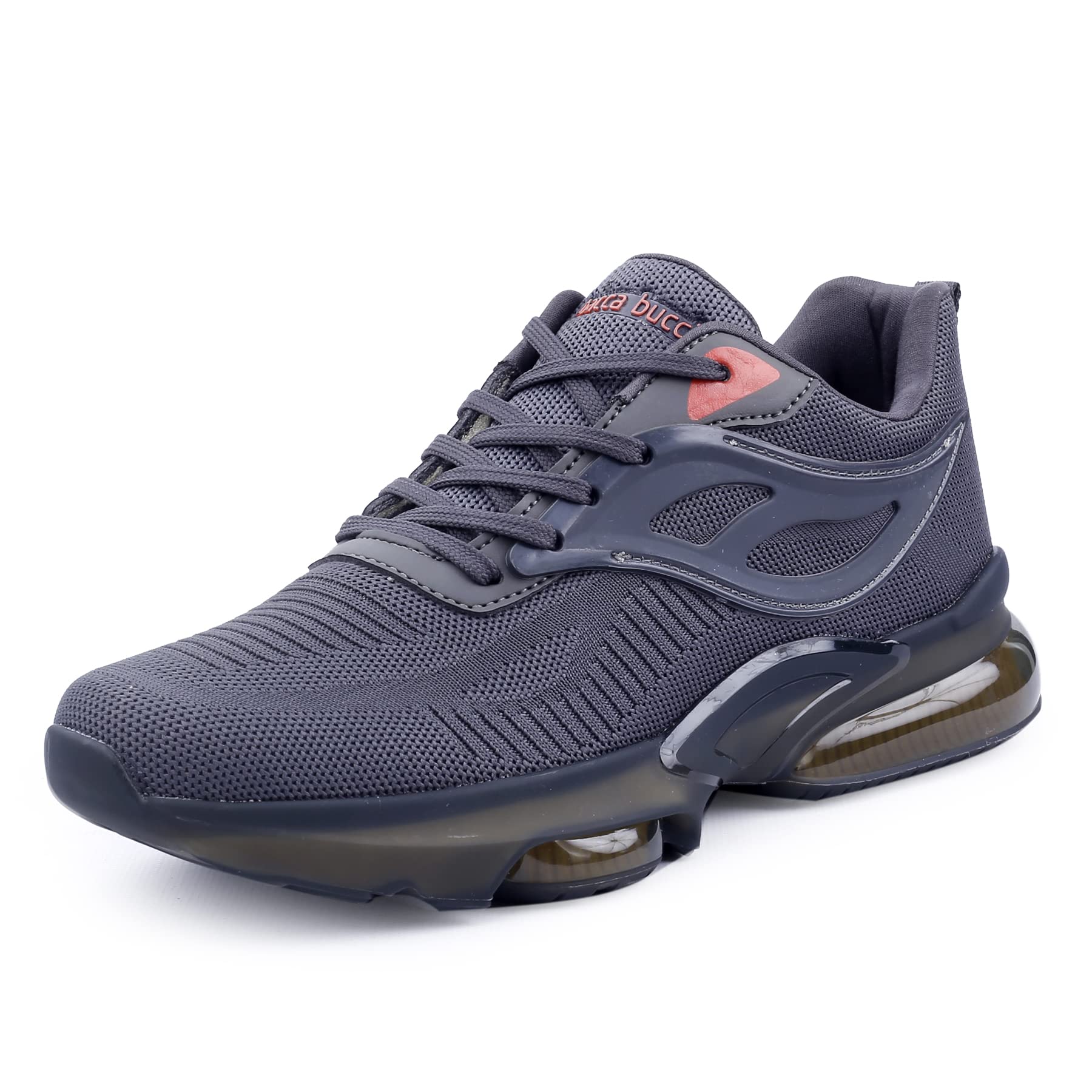 Bacca Bucci® Cosmos Men Lifestyle Lace-up Sports Sneakers for Men for Outdoor Sports & Training | with Bounce Comfort Outsole - Grey, Size UK9 (B09WN8PMSG) Amazon Price History, Amazon Price Tracker