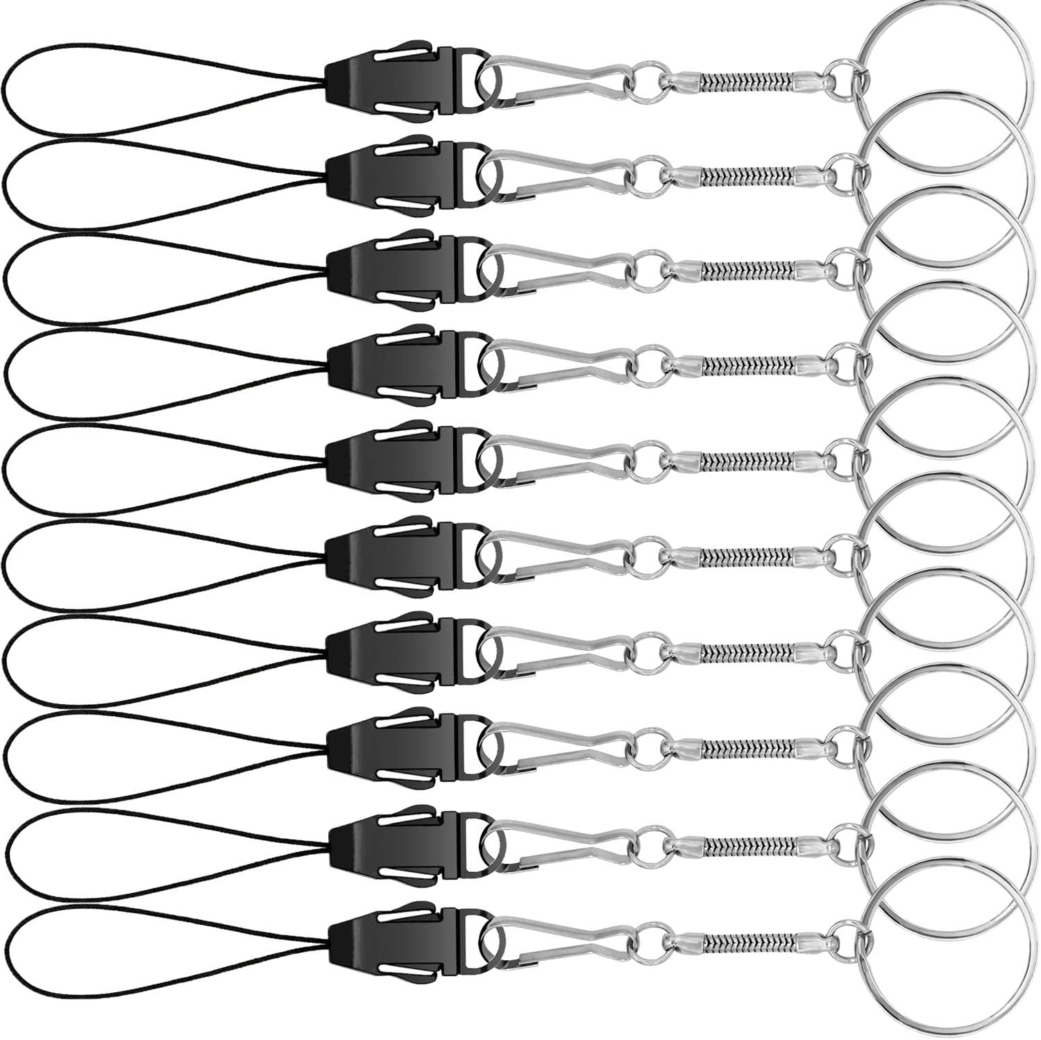 YOUOWO 10 Pcs Lanyards For USB Cell Phone Keys ID Card Badge, Small detachable Lanyard - Image 7