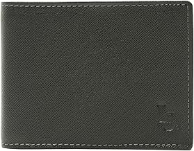LOUIS STITCH Safiano Leather Bifold Wallet for Men | Grey RFID Blocking Wallet Purse with 8 Card Slots, 1 Zip Pocket for Coin and 2 Main Compartments(WL-SF-EXGY)