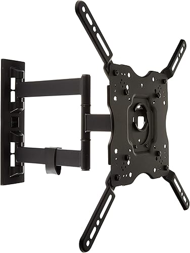 Miniatura 3 de Tienda Basics Soporte articulado de pared para televisores de 22 a 55 pulgadas y cable HDMI de alta velocidad, 6 pies (último estándar)