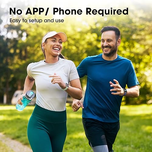 Miniatura 2 de Reloj inteligente no requiere aplicaciónteléfono, reloj inteligente de 1.654 in para mujeres y hombres, reloj de seguimiento de actividad física con
