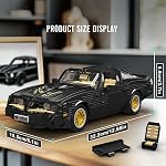Mould King 10029 Car Model Toys MOC Bricks Collectible Sports Car Building Blocks, Racing Car Building Kits for Adult, Static Version 1,557 Pieces