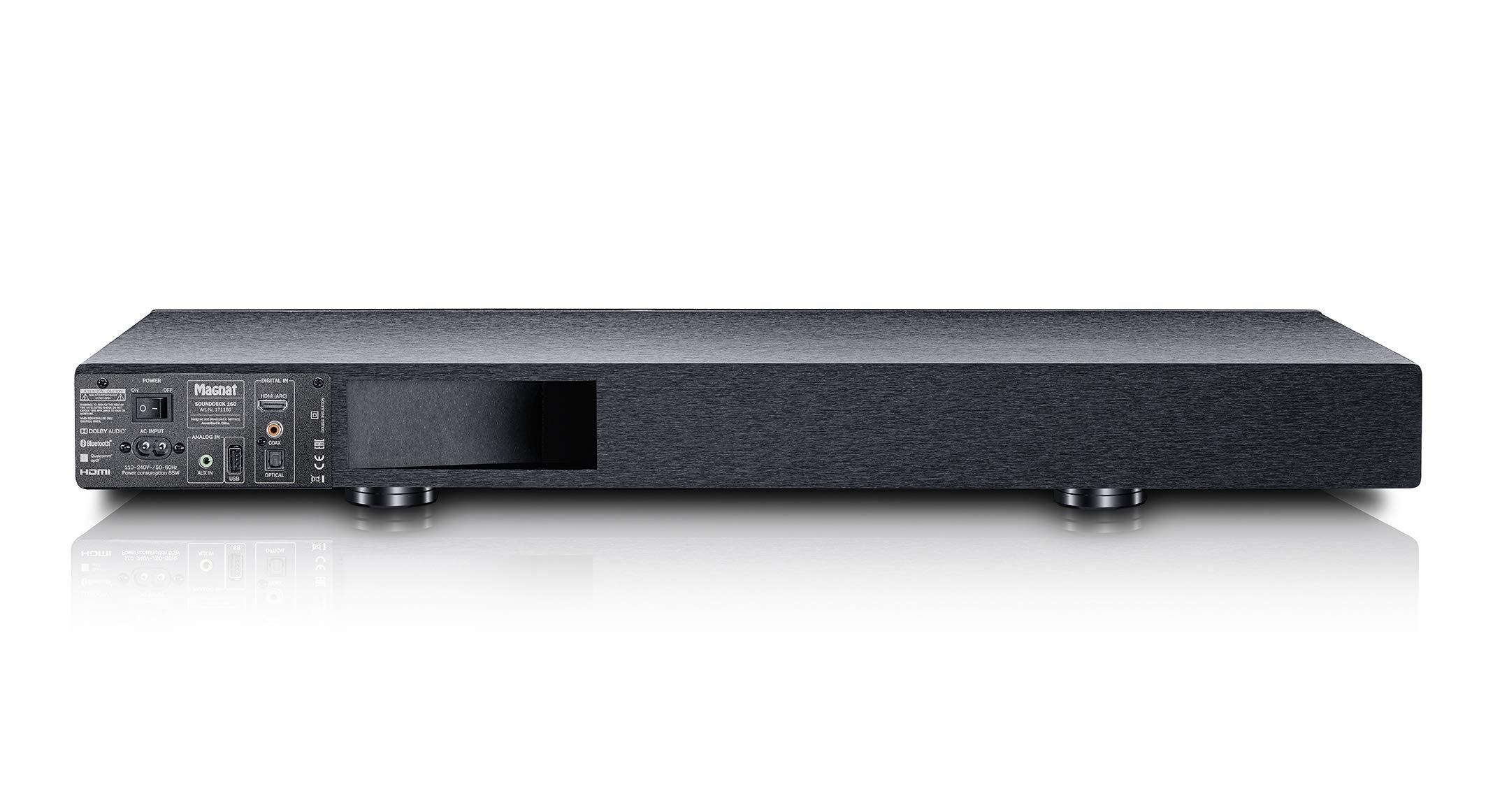 Magnat Sounddeck 160, Vollaktives Heimkino-Sounddeck mit integriertem Subwoofer, Bluetooth® und HDMI®