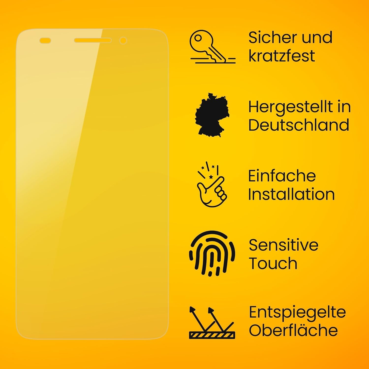 atFoliX Screen Protector compatible with Huawei Ascend G620s Screen Protection Film, anti-reflective and shock-absorbing FX Protector Film (3X)