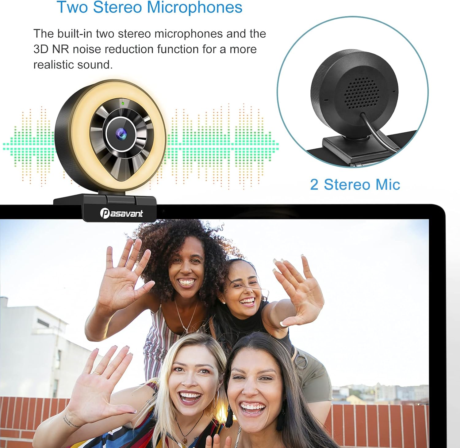 Bеѕt Dеаl Prоduсt Pasavant 1080P Webcam with Dual Microphone, Two-color Ring Light and Tripod, HD Streaming Webcam USB Plug and Play Web Camera for PC Desktop Laptop MAC, Video conference, Online course, YouTube, Skype Exсluѕіvе Pasavant 1080P Webcam with Dual Microphone, Two-color Ring Light and Tripod, HD Streaming Webcam USB Plug and Play Web Camera for PC Desktop Laptop MAC, Video conference, Online course, YouTube, Skype