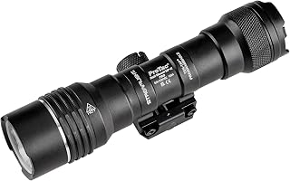 Streamlight 89016 ProTac Rail-Mount HP-X Pro USB System 800-Lumen 105000-Candela Rechargeable Tactical Flashlight with JackCap Tail Switch, M-LOK Mount, Pressure Switch, and Battery, Black