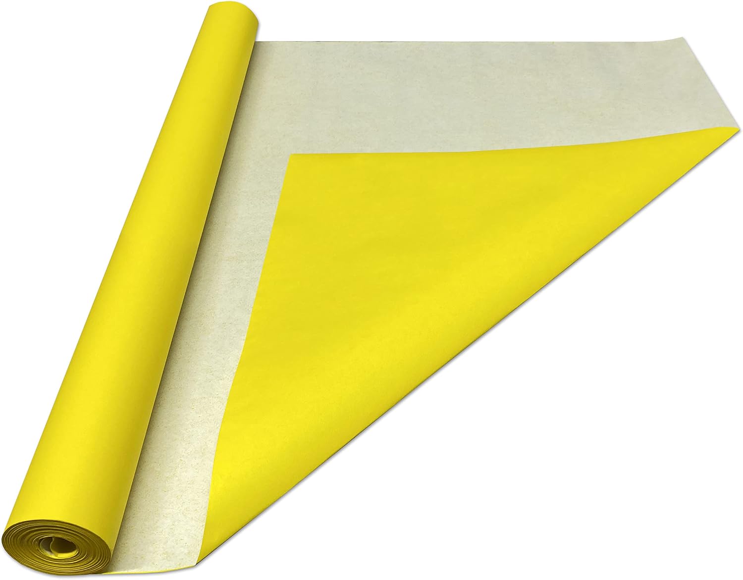 Uboxes Colored Kraft Paper Roll 25.7" X 82' Yellow