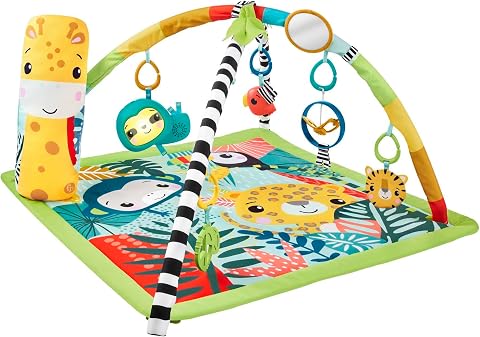 Fisher Price 3'ü 1 arada Yağmur Ormanı Duyusal Spor Salonu HJW08