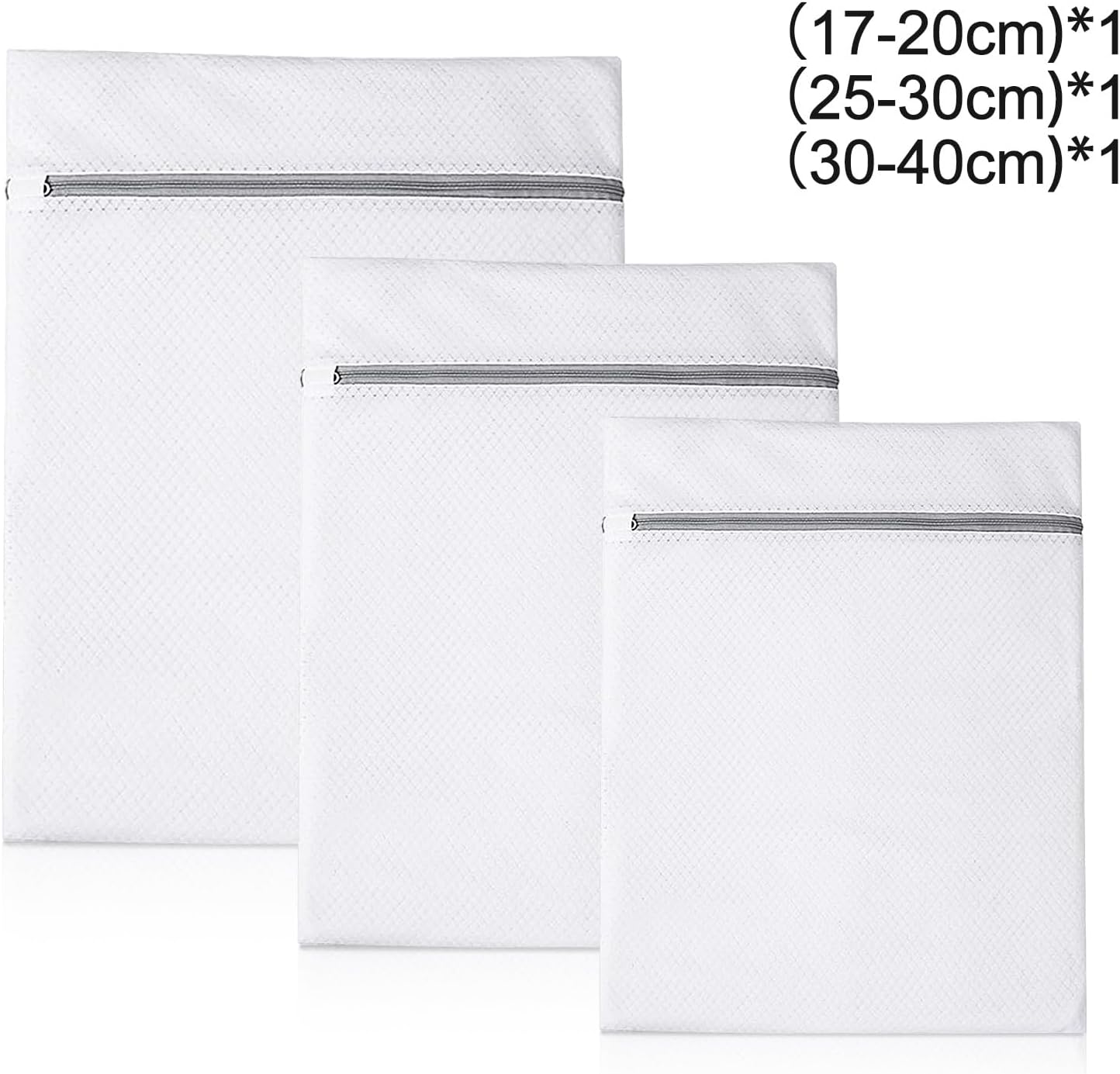 Sacos de lavagem de malha, saco de lavagem para máquina de lavar, saco de lavagem de rede com zíper, bolsa de secadora (3 peças, 3 tamanhos) Sacos de lavagem de malha, saco de lavagem para máquina de lavar, saco de lavagem de rede com zíper, bolsa de secadora (3 peças, 3 tamanhos)