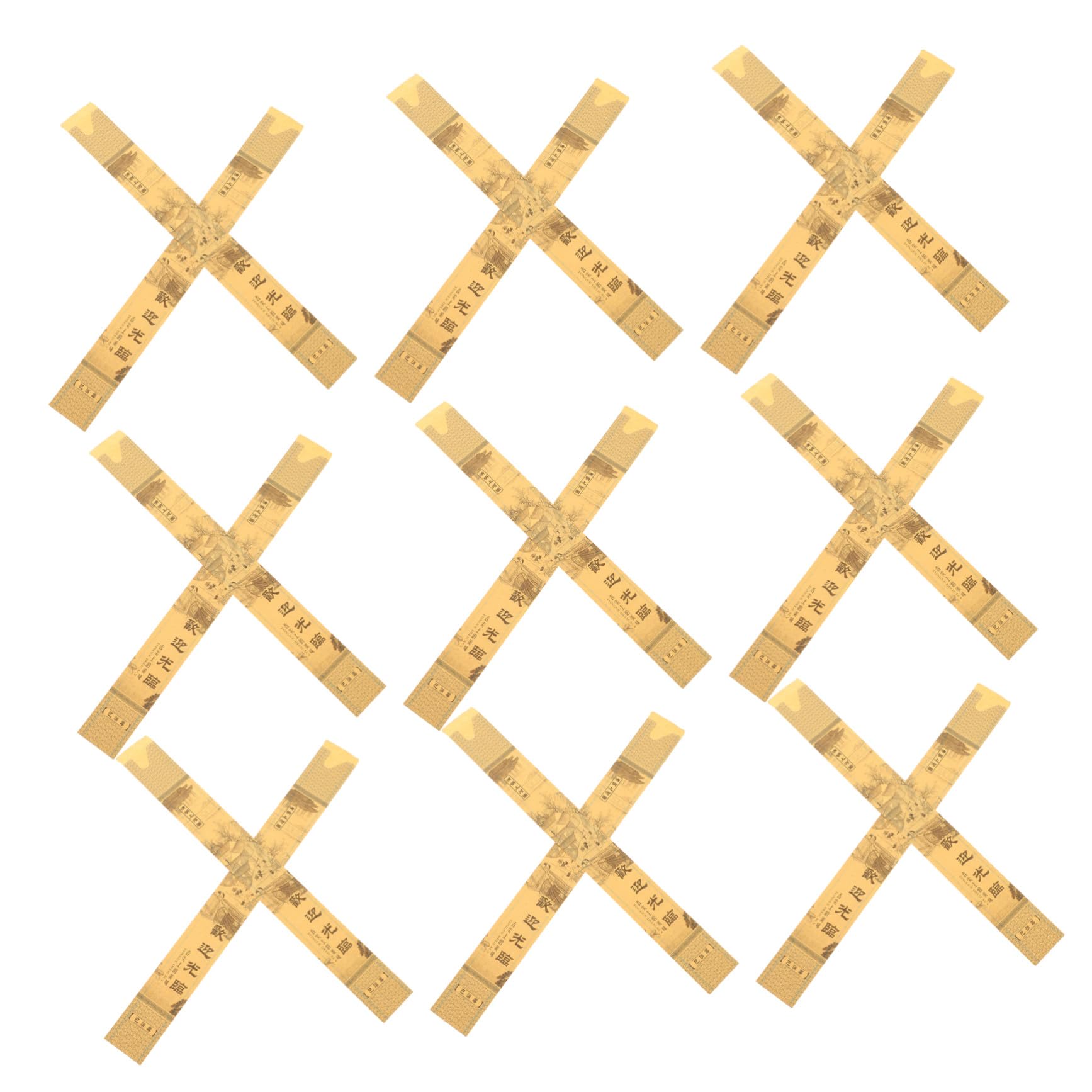Amosfun Lot De 1 000 Pochettes en Papier pour Baguettes Style Japonais pour Couverts Fournitures De Cuisine Et De Restaurant