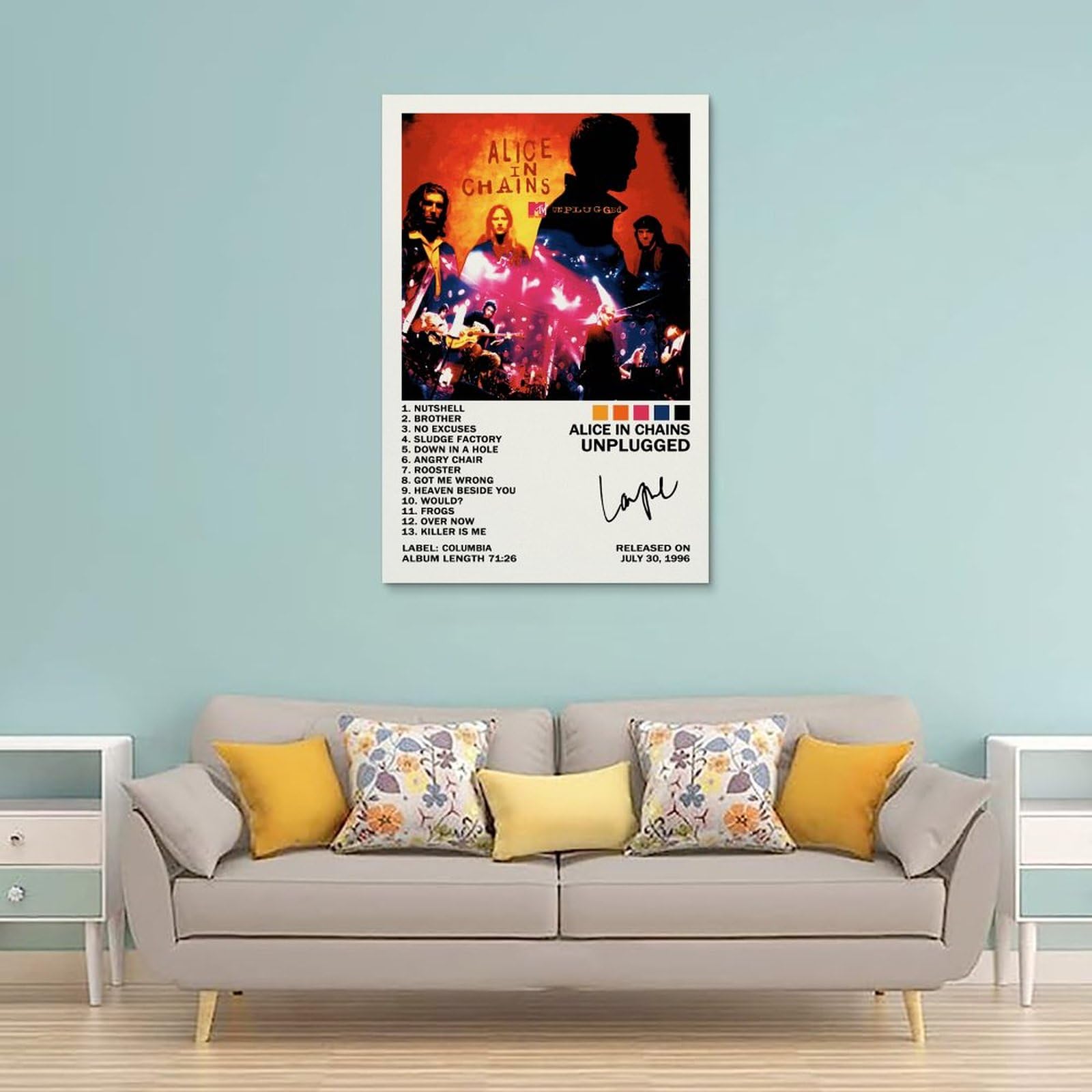 Amazon.com: ALKANI Alice Poster in Chains Unplugged Music Posters