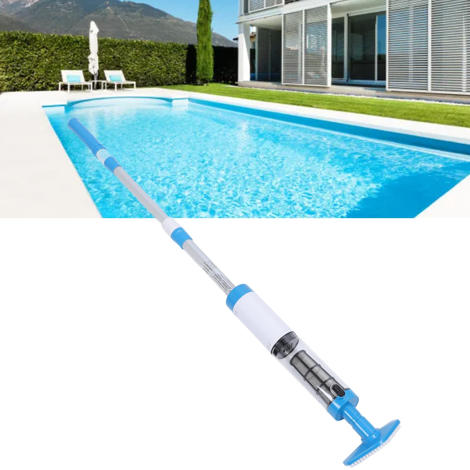 Ręczny Basen Próżniowy do ładowania Bezprzewodowe i IPX7 Woda Odporna 1,5H Czasu Działania Próżnia Wanny z Hydromasażem 3 (wtyczka UE)