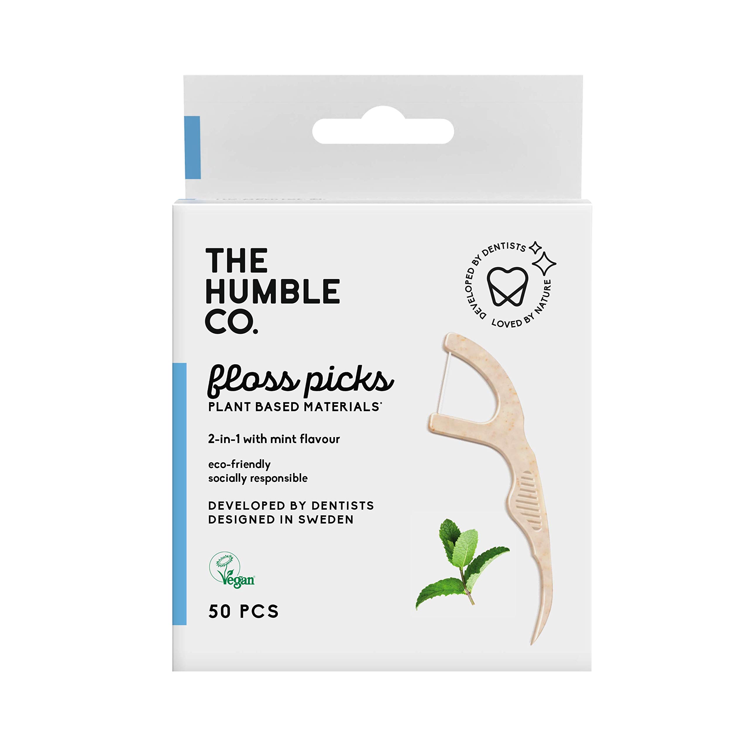 Buy The Humble Co. Floss Picks (200 Count) Sustainable, Plant Based