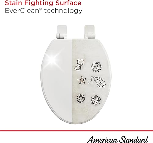Miniatura 6 de American Standard 5055A65C.021 Vormax - Asiento de inodoro, color hueso