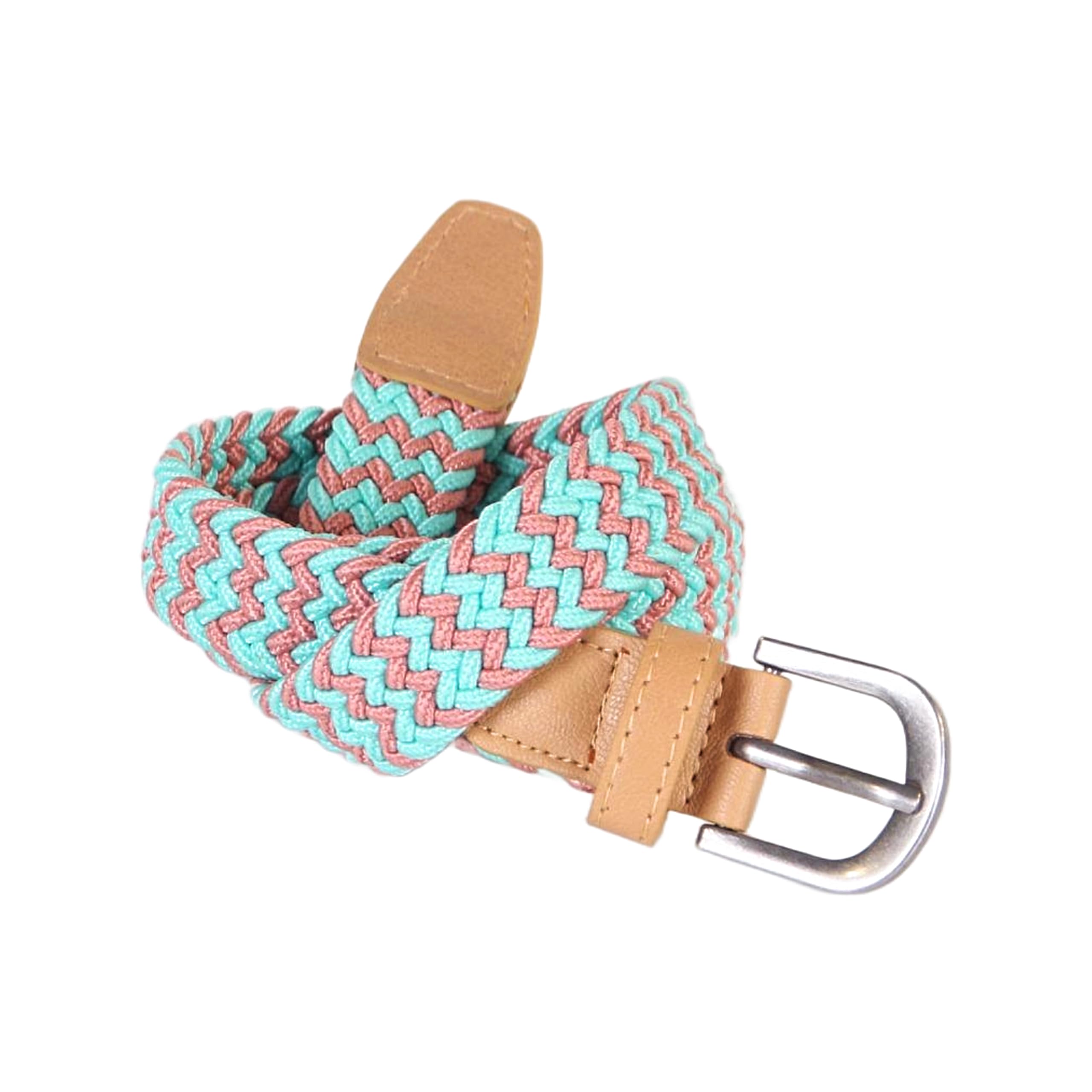 Braided Stretch Cord Belt for Boys &amp; Girls | Elastic Woven Belt for Children | Adjustable Fit, Multiple Color