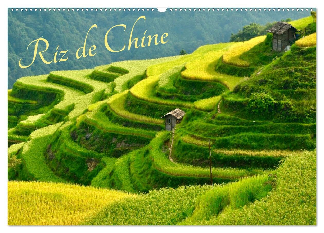 Riz de Chine (Calendrier mural 2027 DIN A2 vertical), CALVENDO calendrier mensuel: La Chine est le plus important producteur et consommateur de riz dans le monde