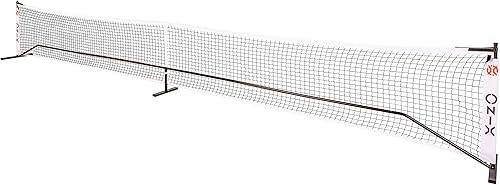 Miniatura 35 de ONIX Pickleball 2 en 1 Juego de red portátil de tamaño reglamentario y red de práctica incluye estuche de transporte con ruedas