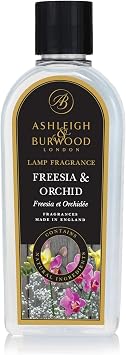 Ashley & Burwood Lamp Fragrance, Freesia & Orchid, Elegant Clean Freesia & Orchid, Elegant Scent, 16.9 fl oz 500 ml, Fragrance Lamp Oil