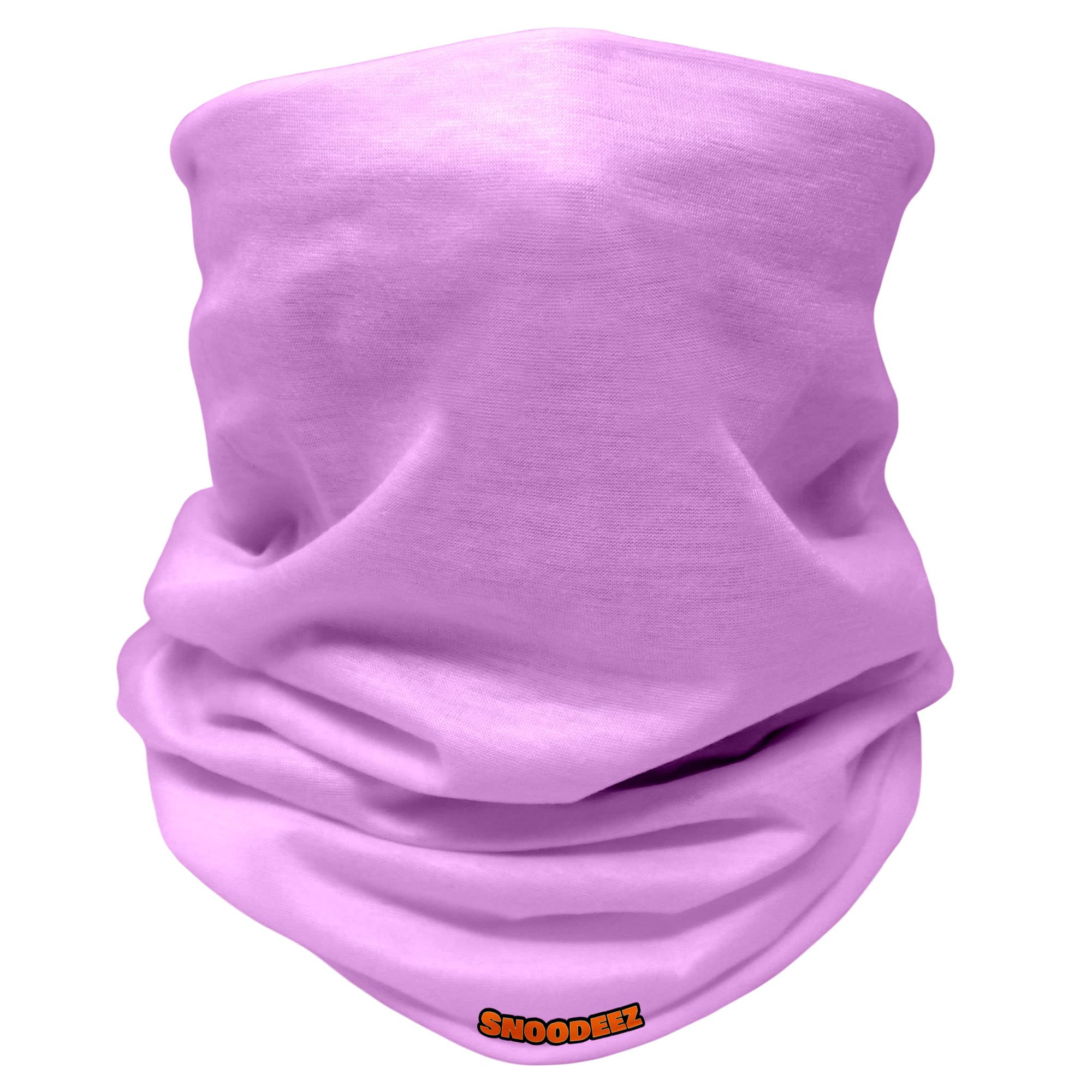 Kids Plain Multifunctional Snood Headwear (Light Pink, One Size)