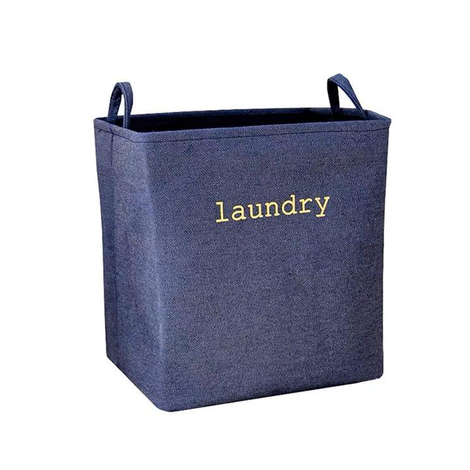 Large Capacity Household Dirty Clothes Storage Basket, Foldable Cotton and Linen Dirty Clothes Basket, Bathroom Laundry Basket