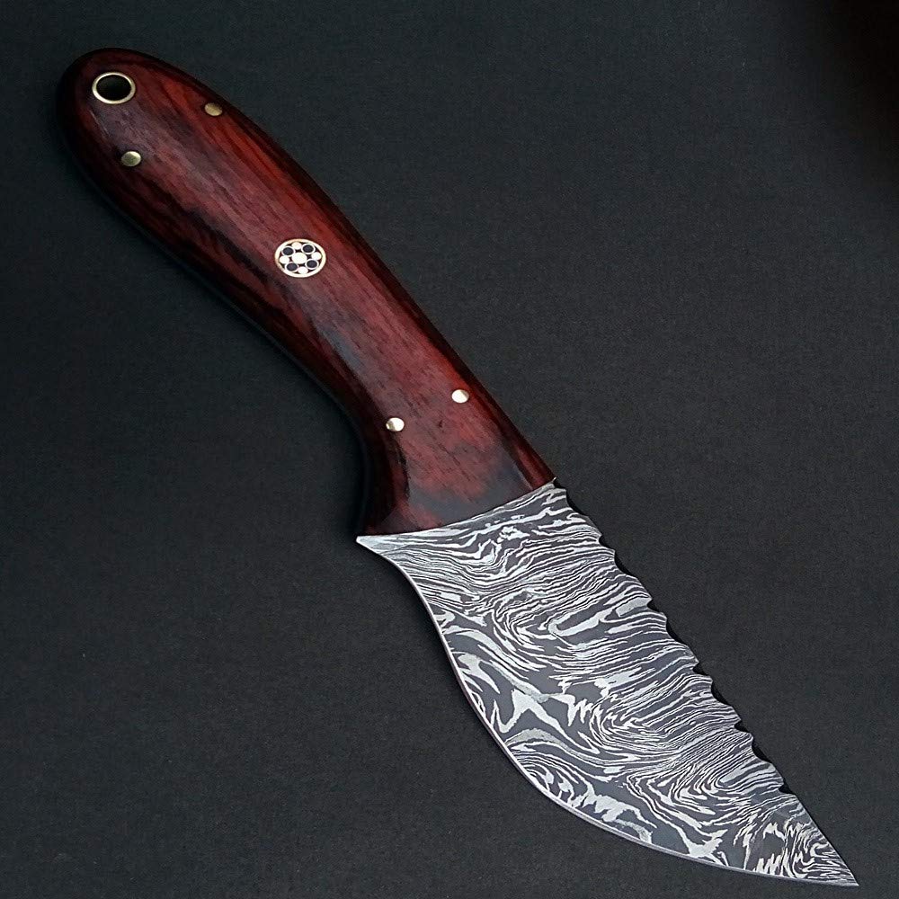 PAL 2000 KNIVES Coltello in Acciaio Damasco Fatto A Mano su Misura CHA-9298
