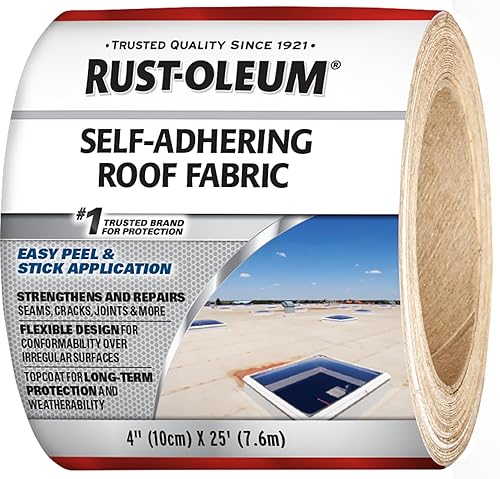 Rust-Oleum 345651 Tela de techo autoadherente 4" X 25' Roll