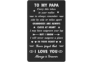 I Love You Papa Gifts from Grandchildren - Papa Birthday Card