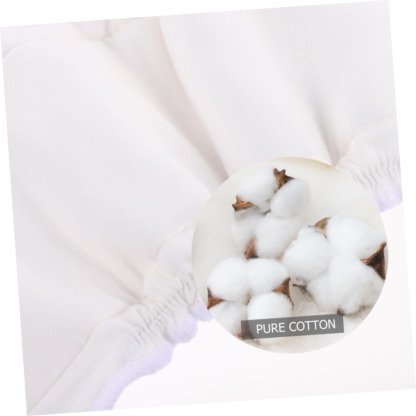 6 Stück Waschbare Windeleinlage aus Bambusfaser für Babys Hochabsorbierend Wiederverwendbar für Wickelunterlage Weiche und Saugfähige Babywindeleinlage