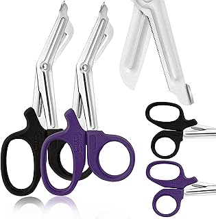 AAPROTOOLS SET OF 2 ( BLACK PURPLE ) TRAUMA PARAMEDIC EMT SHEARS SCISSORS 7.5