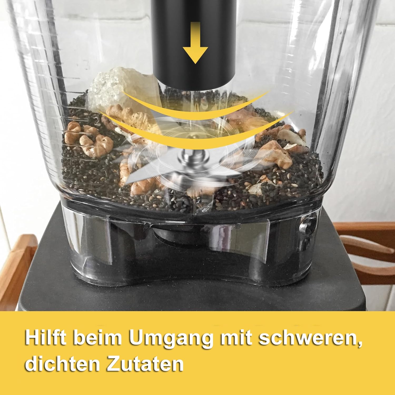 Tamper Tool akcesoria zamienne – plastikowy wkład – mikser stojący, ubijak części zamienne, popychacz do smoothie Maker