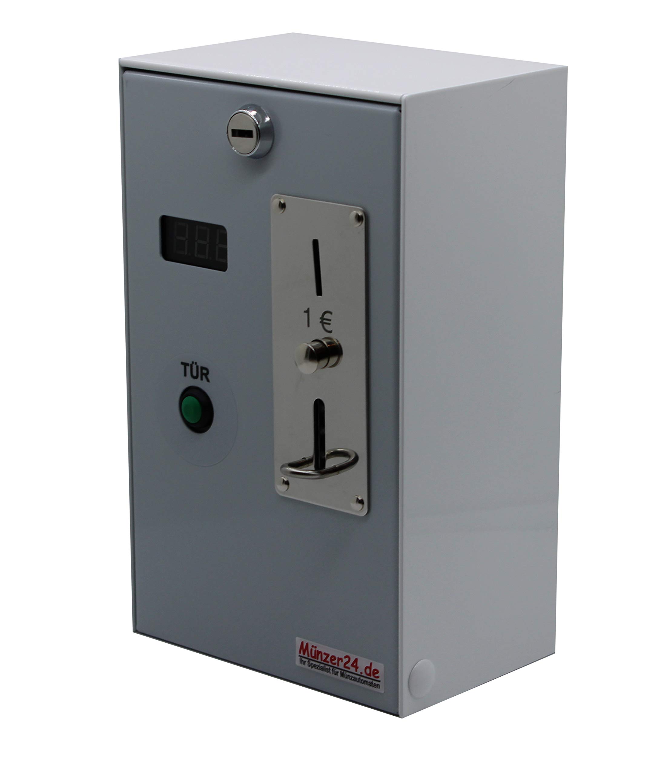 Münzautomat Beckmann EMS 57 MP TE, ideal für Waschmaschinen, Münzprüfer für 1 Euro