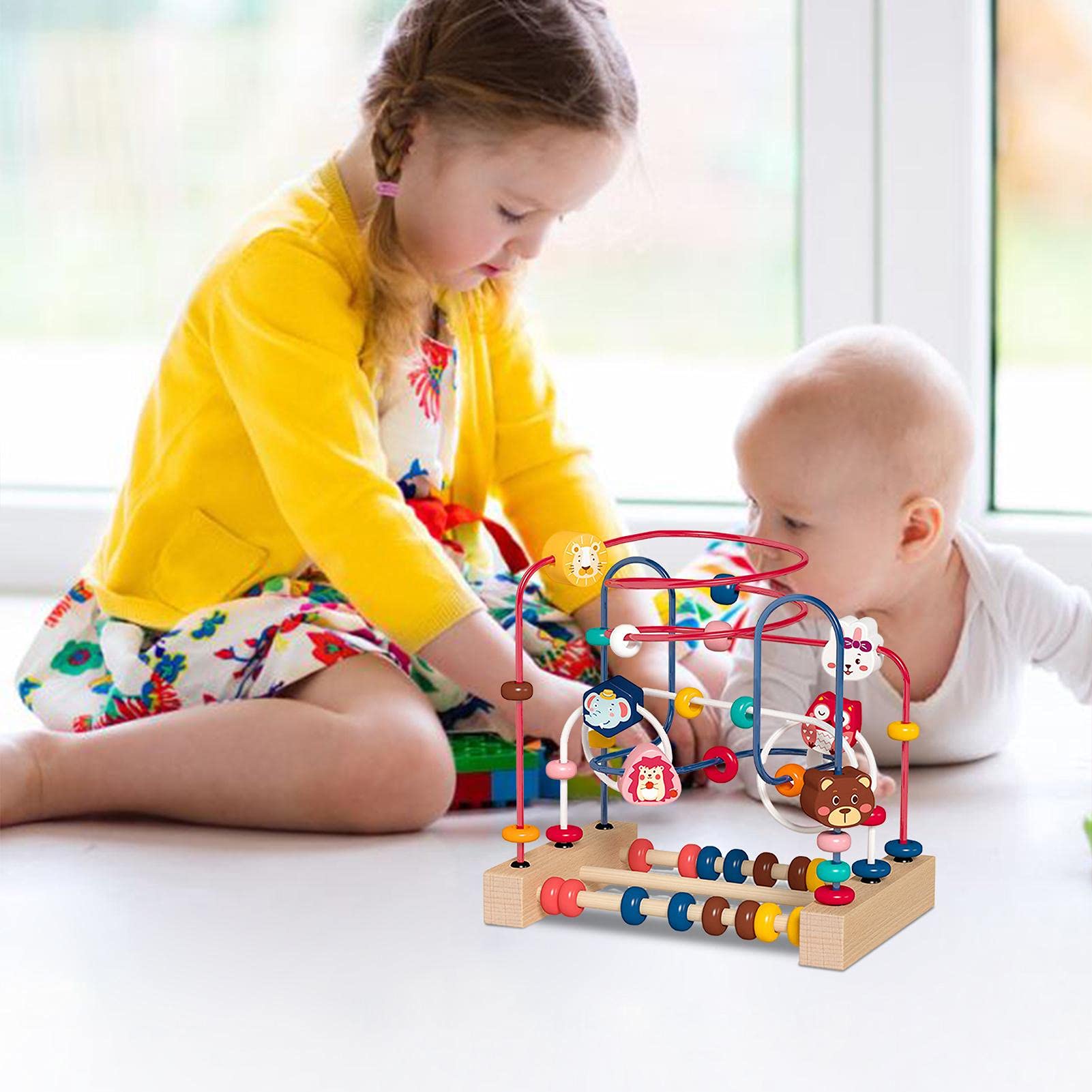 Amazon.co.jp: ビーズコースター 知育玩具 スロープ ルーピング セット