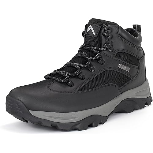 CC-Los Men's Waterproof Hiking Boots Outdoor Relaxed Fit Lightweight Size 7-13.5