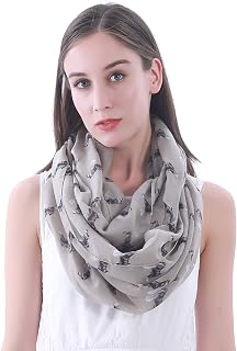 Miniature Schnauzer Dog Print Women's Infinity Scarf Lightweight