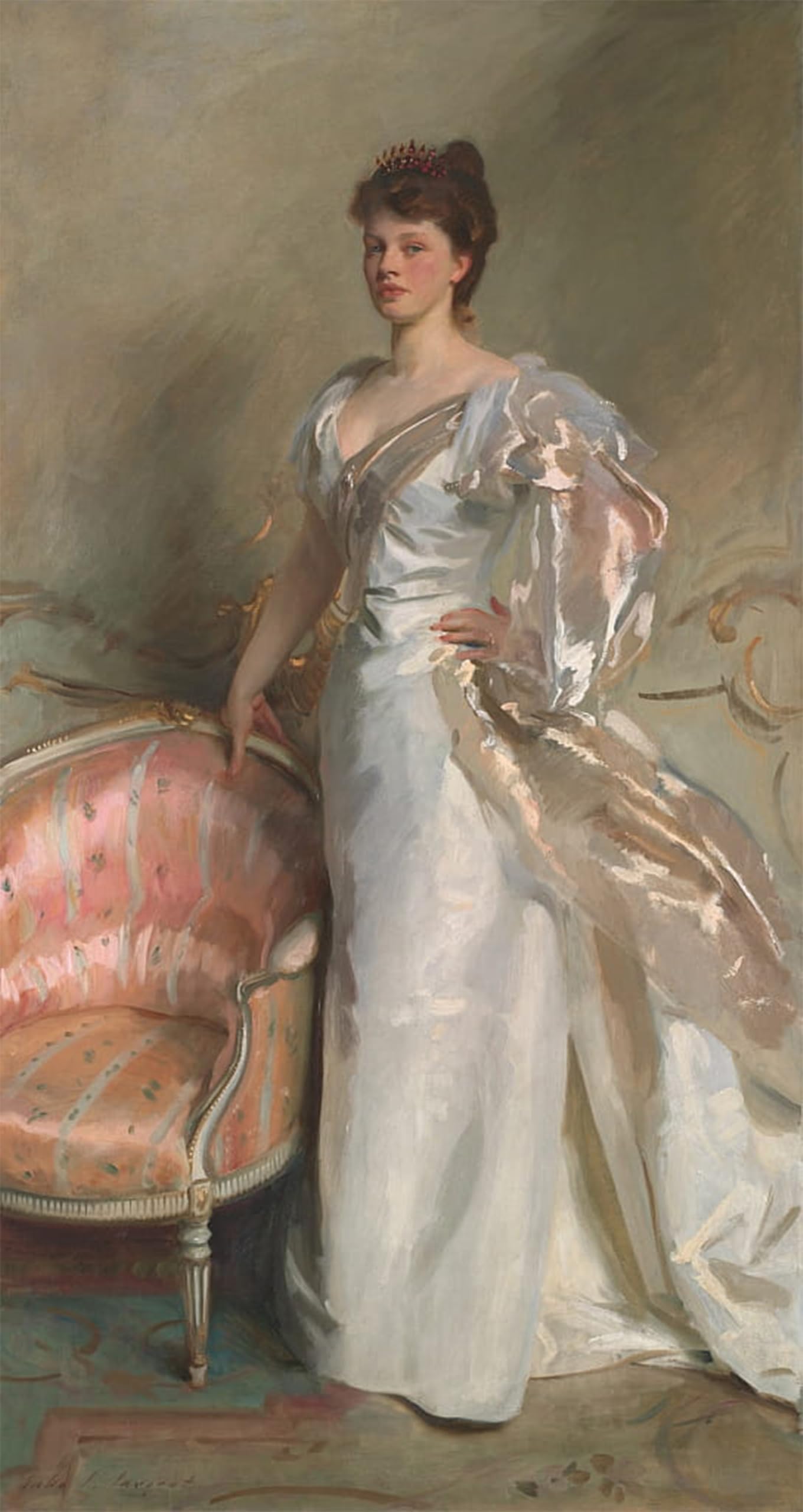 POSTERIIk Vintage Print Pop Art Landscape Artwork Mrs George Swinton Elizabeth Ebsworth by John Singer Sargent Art Prints for Office Home Decor 60x90cm