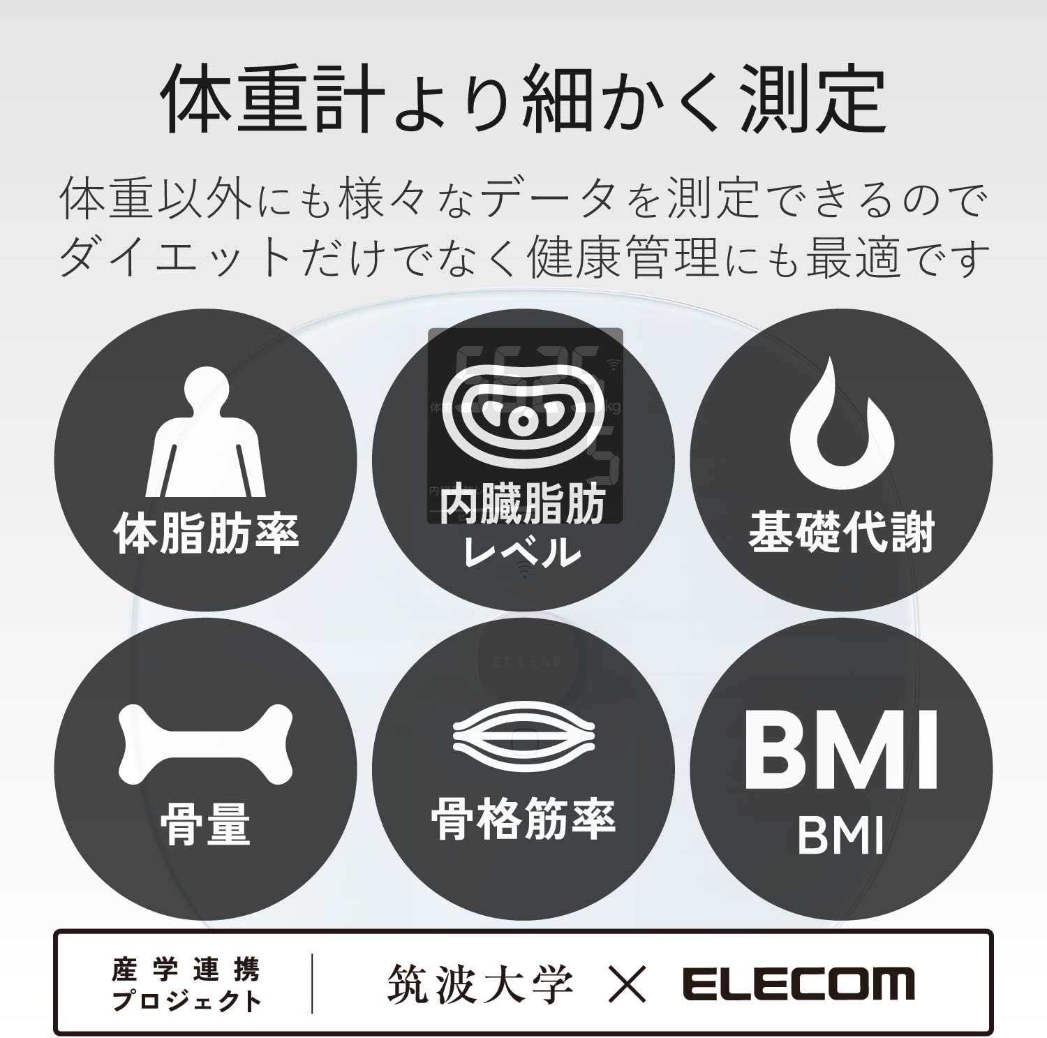 Amazon エレコム 体重計 体組成計 データ転送操作不要 Wi Fi接続 スマホ連動 バックライト付き 50g単位 Iosヘルスケア対応 グラフ表示 ホワイト Hcs Wfs01wh エレコム ホーム キッチン 通販