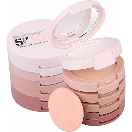 powder highlighter under foundation