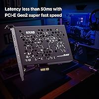 Vista 5 de Ezcap Tarjeta de captura de video PCI-E interna 4K HDMI para transmisión en vivo, juegos de PC y mezcla de sonido, compatible con Windows, Mac, PS4