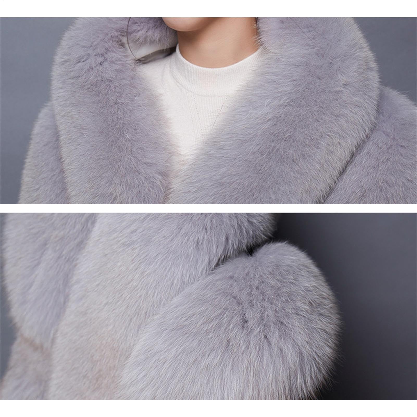 Generisch Cappotto Sherpa, sciarpa in pelliccia sintetica, calda sciarpa