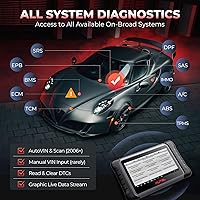 Vista 7 de Autel MaxiCOM MK808S Scanner, 2026 Bidirectional Scan Tool as MK808BT Pro MX808S MK808Z, Work as MaxiCheck MX900 MK900 MK900BT, 28+ Reset, 3K+