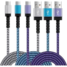 10FT Fast Charger 3Pack compatible for Motorola Edge 2025 2024,Moto G Stylus 5G 2025 2024,Edge 60 50 Ultra,Razr 60 50,Edge 60 50 Pro,Moto G Power 2025 2024,3.1A Long Type C Cable Car Fast Cord Print