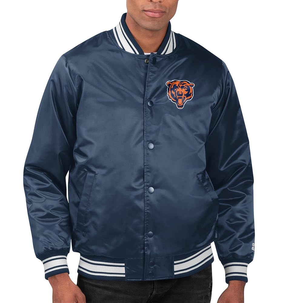CHICAGO BEARS NFL STARTERナイロンジャケットスタジャン Chicago Bears Varsity Starter Jacket